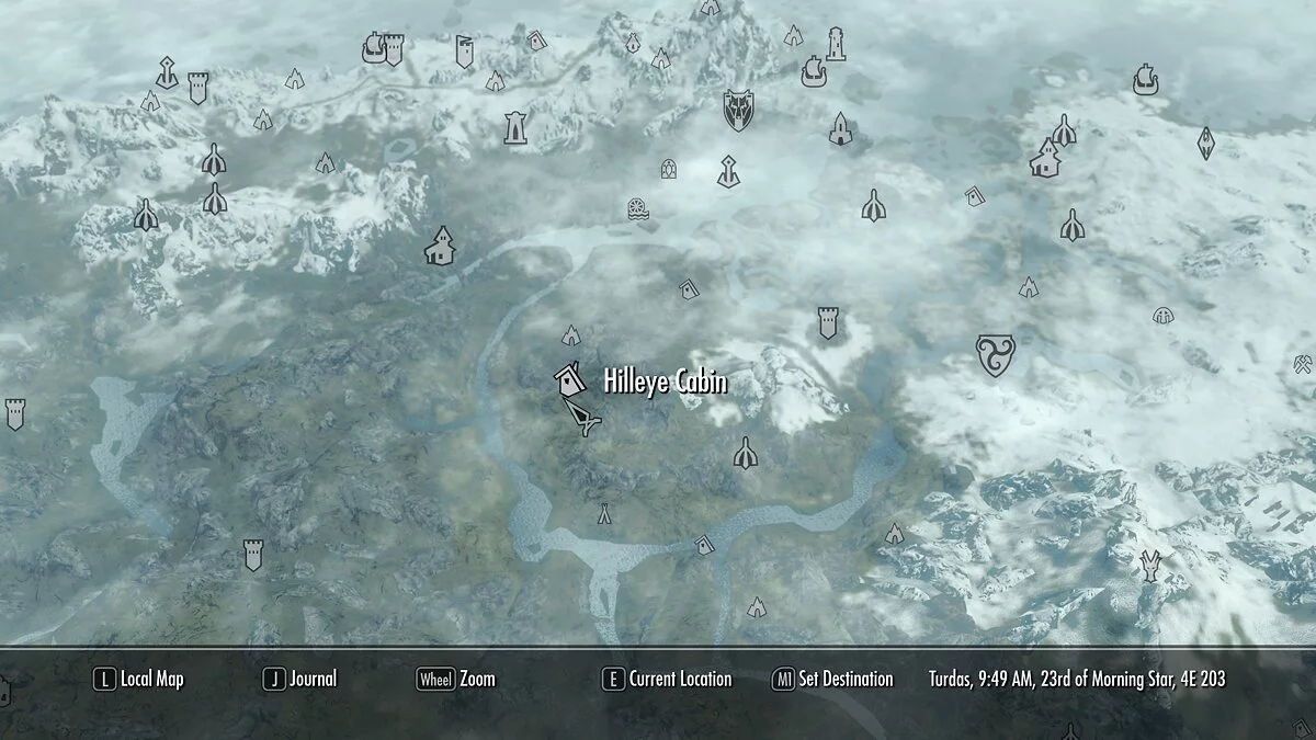 The Elder Scrolls 5: Skyrim Legendary Edition — Заброшенная хижина Хиллей