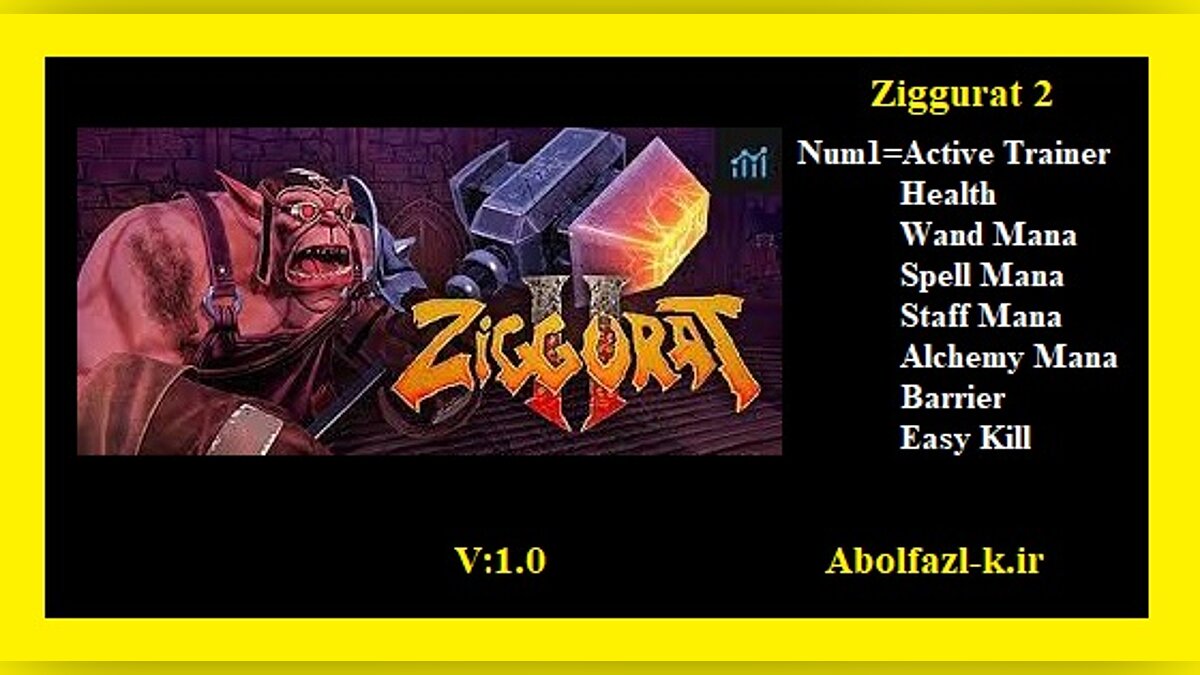 Ziggurat 2 — Трейнер (+7) [1.0]