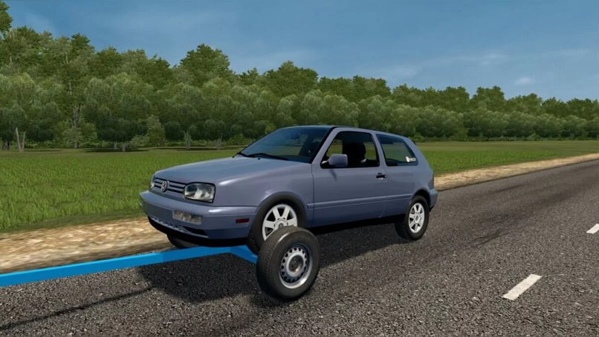 City Car Driving — Прицеп — эвакуатор с VW Golf 3