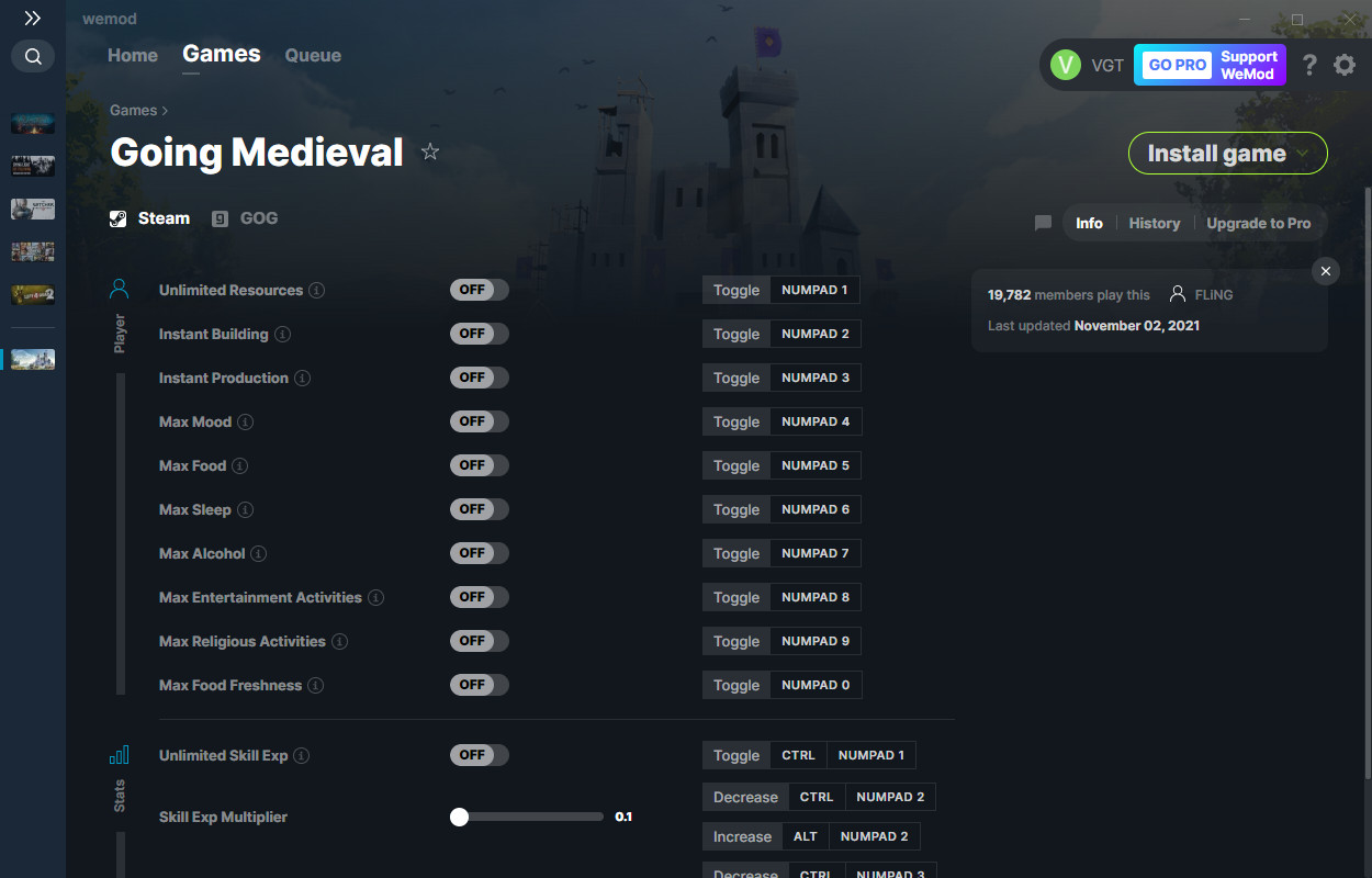 Going forum. Даты обновлений going Medieval. Как добавить музыку в going Medieval.