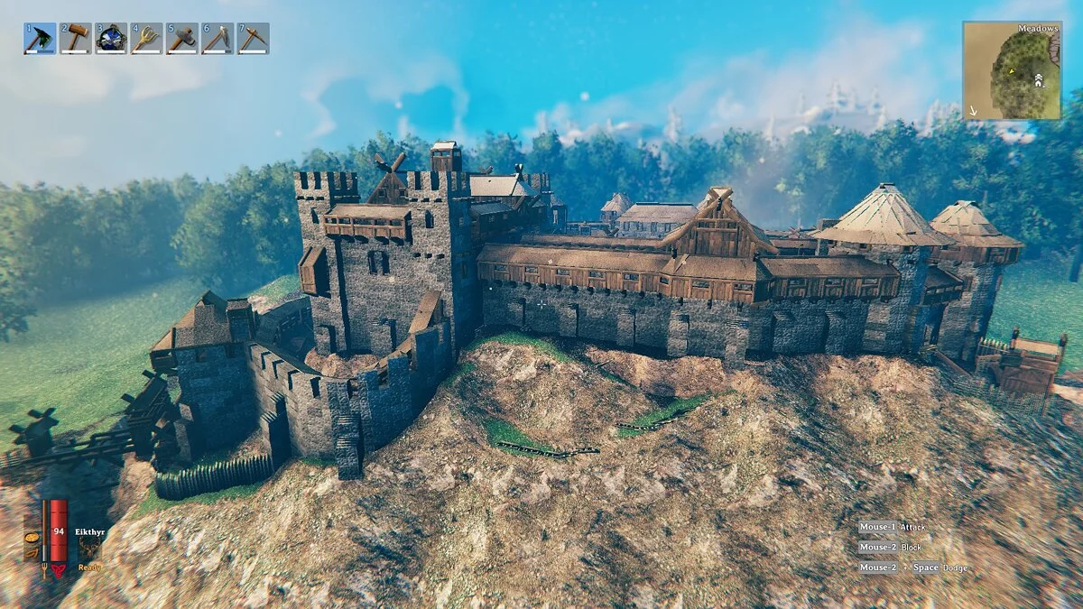 Valheim — Нормандский замок
