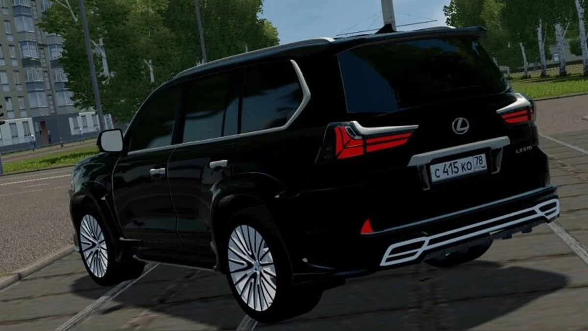 City Car Driving — Lexus LX570 Wald 2016