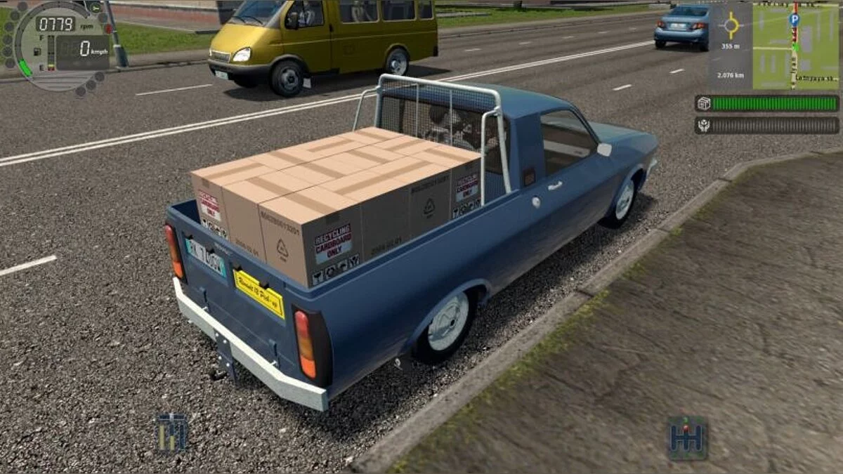 City Car Driving — Renault 12 Pick-up (Dacia)