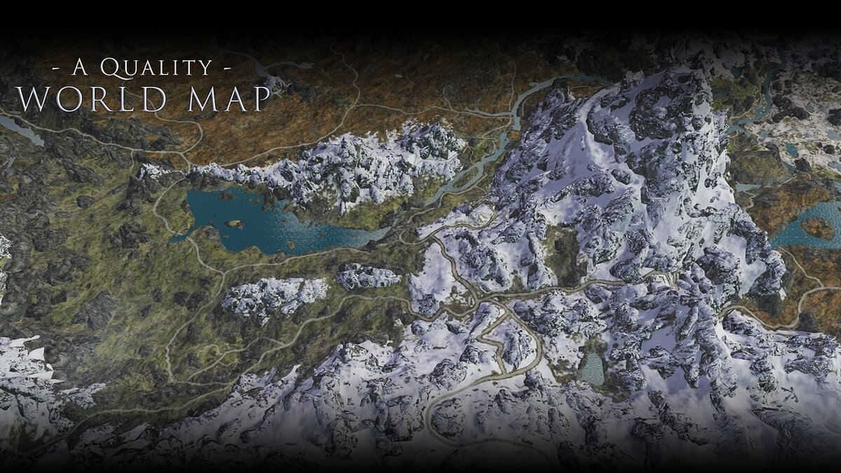 Elder Scrolls 5: Skyrim Special Edition — Качественная карта мира