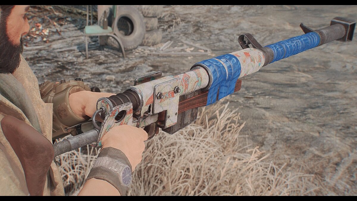Fallout 4 железнодорожная винтовка фото 88