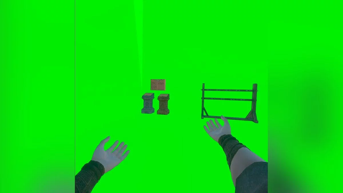 Blade and Sorcery — Зеленый экран