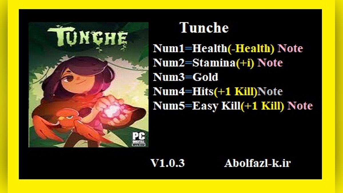Tunche — Трейнер (+5) [1.0.3]