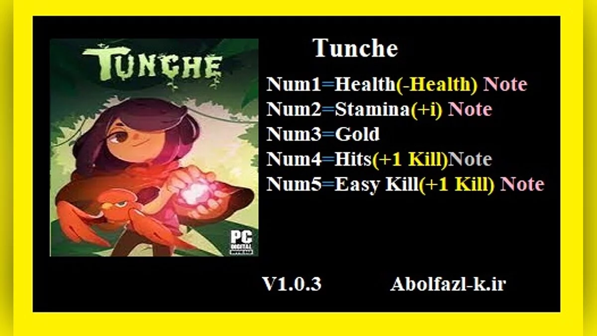 Tunche — Трейнер (+5) [1.0.3]