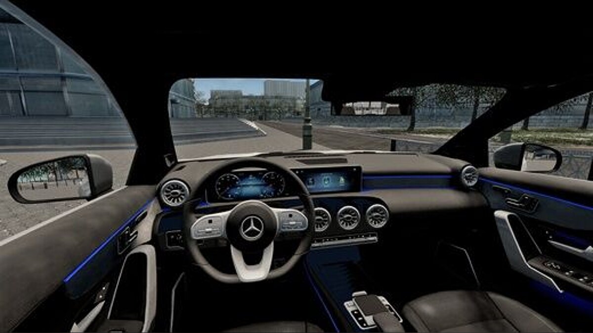 Mercedes-Benz cla250 2020 City car Driving. Салон машины среднего класса с Driving Mod. Мод в Сити кар драйвинг Мерседес Майбах.