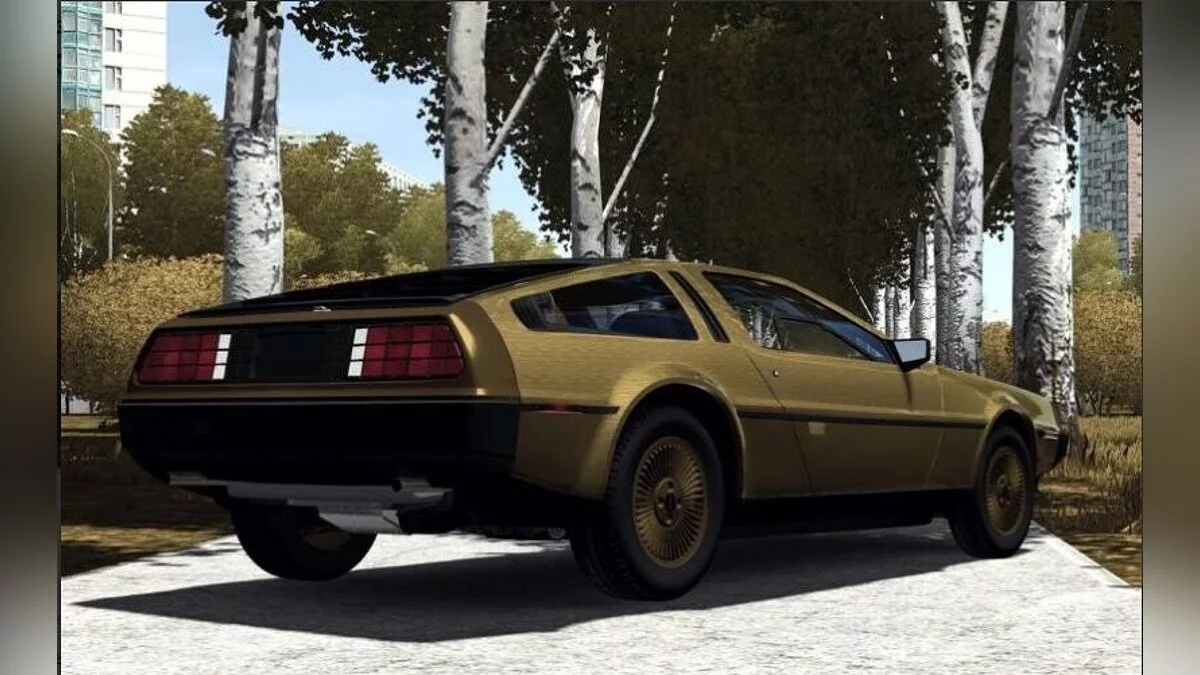 City Car Driving — Delorean DMC-12 «Позолоченный выпуск»