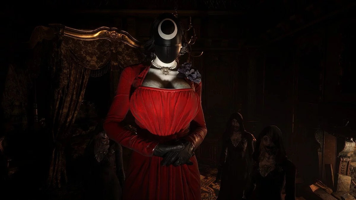 Resident Evil Village — Маска из сериала «Игра в кальмара» для Альсины