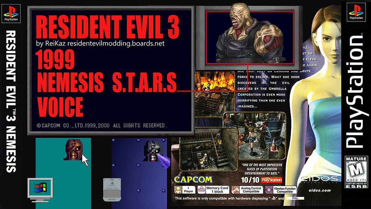 Resident Evil 3 — Оригинальный голос Немезиды