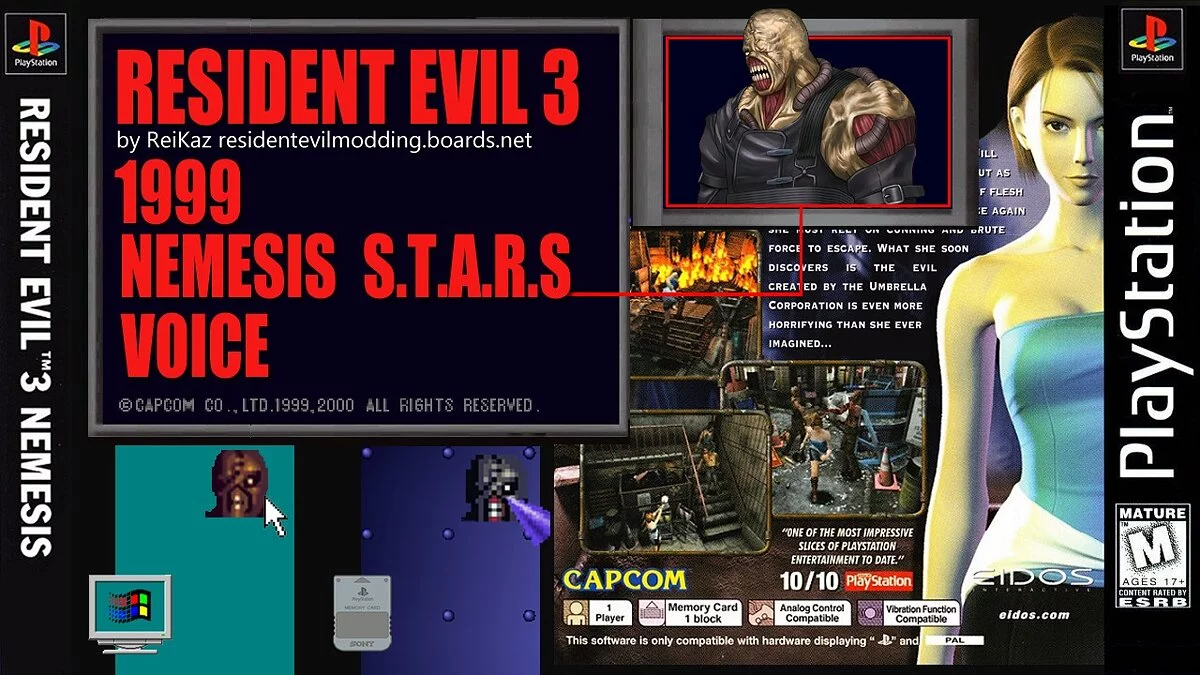 Resident Evil 3 — Оригинальный голос Немезиды