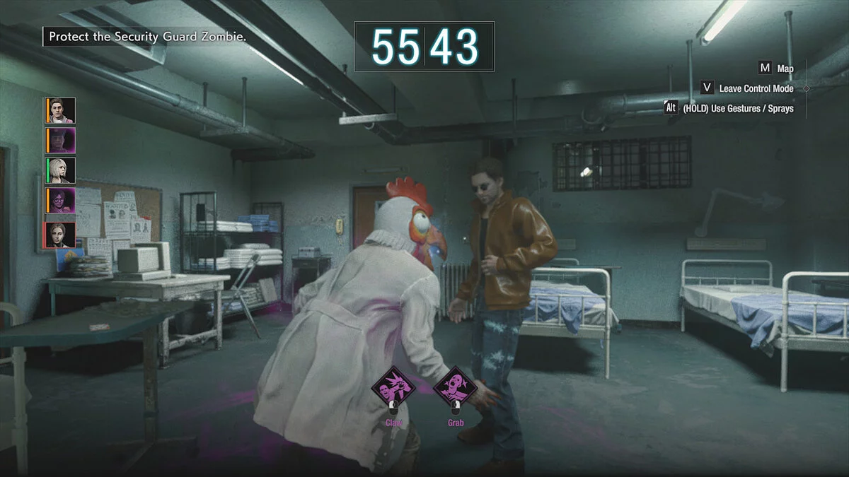 Resident Evil: Resistance — Зомби с головами петухов