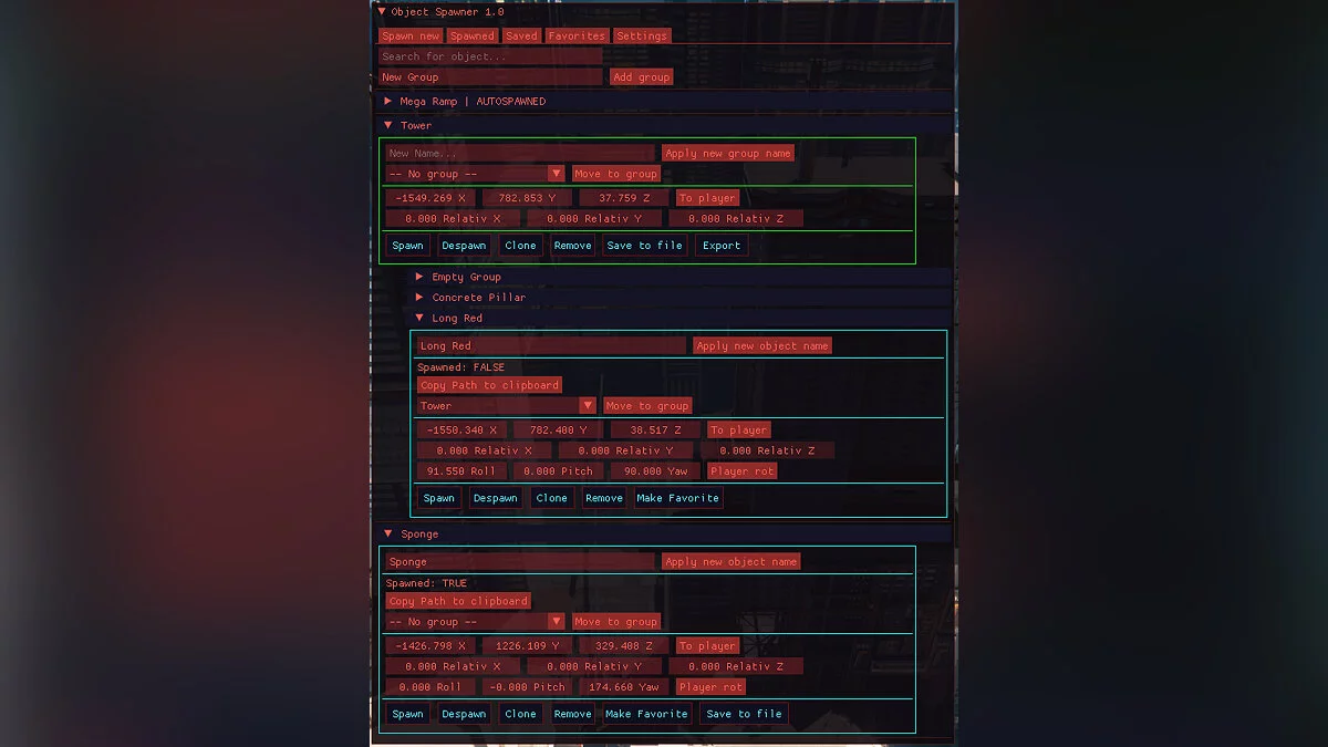 Cyberpunk 2077 — Генератор объектов