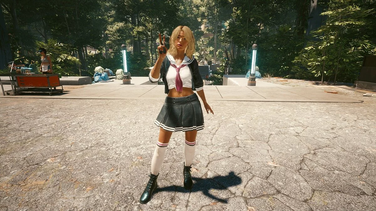 Cyberpunk 2077 — Наряд и прическа Бекки