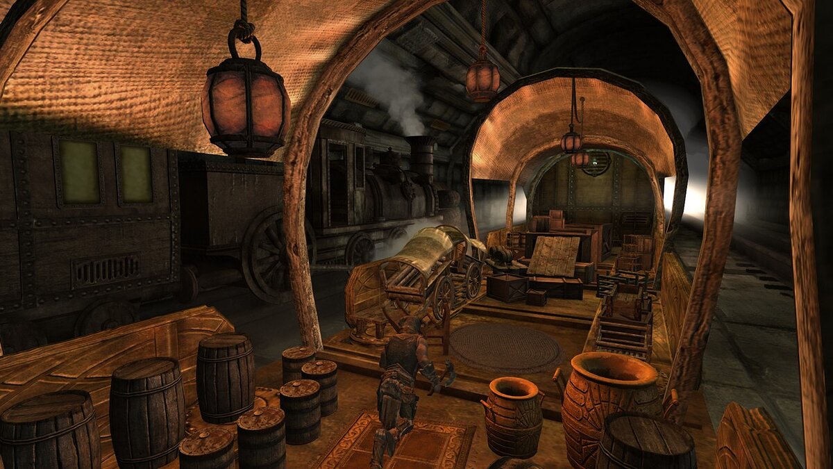Elder Scrolls 5: Skyrim Special Edition — Подземелья с поездами