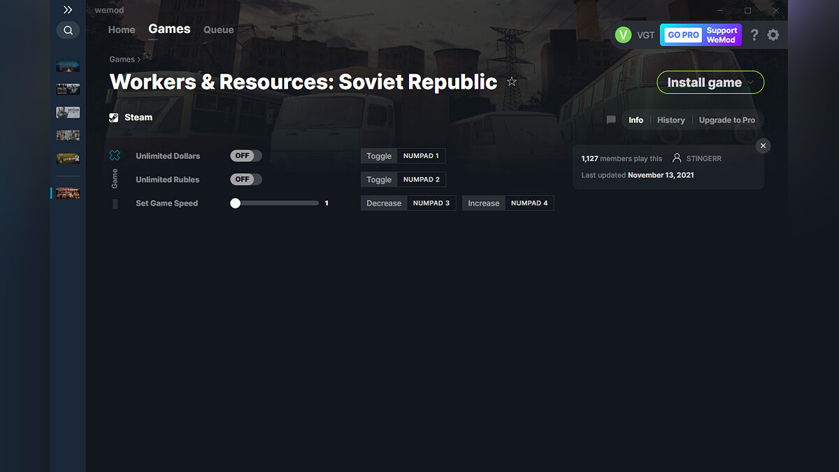 Workers and Resources: Soviet Republic — Трейнер (+3) от 13.11.2021 [WeMod]