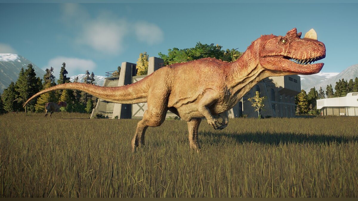 Jurassic World Evolution 2 — Обновленная модель цератозавра