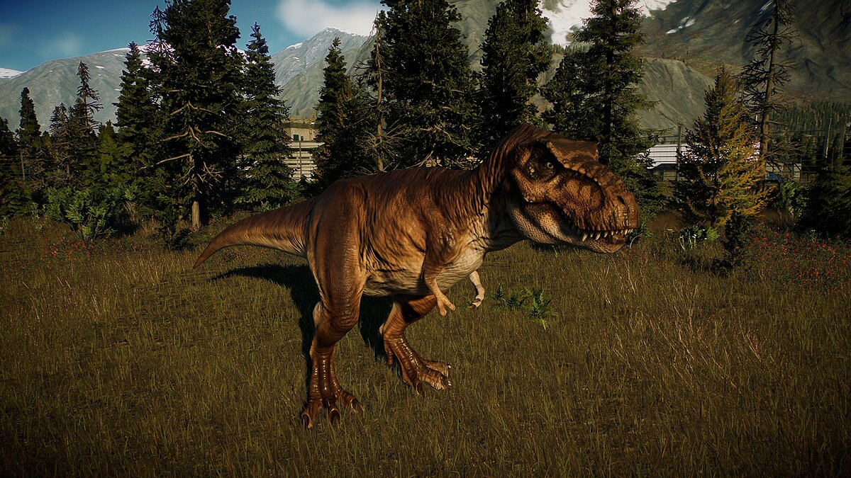Jurassic World Evolution 2 — Более точные скины тираннозавров