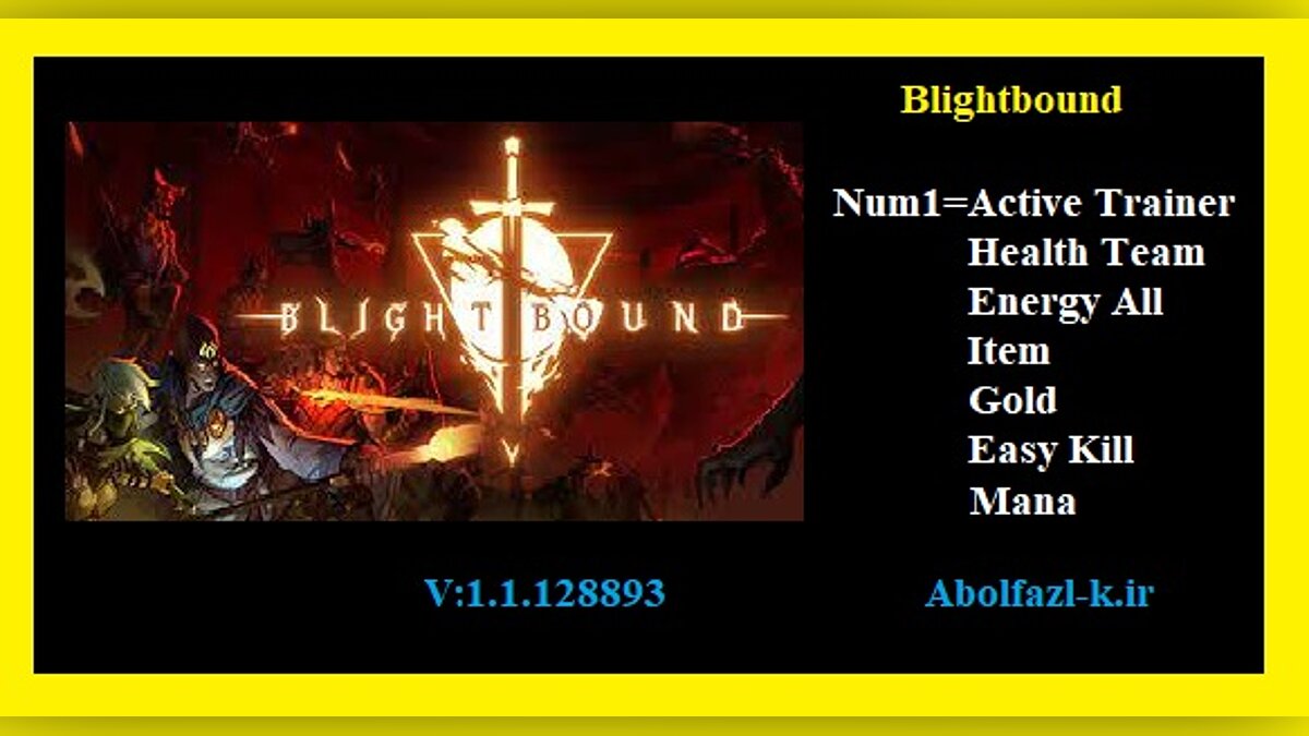 Blightbound — Трейнер (+6) [1.1.128893]