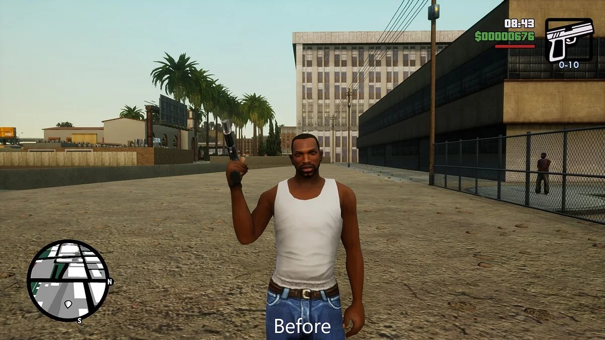 GTA: The Trilogy – The Definitive Edition — Чистый решейд для San Andreas