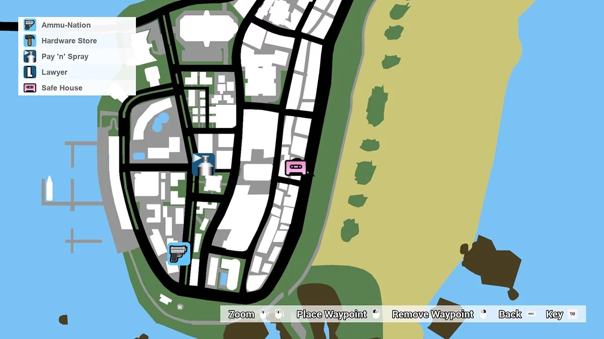 GTA: The Trilogy – The Definitive Edition — Классический радар для GTA Vice City