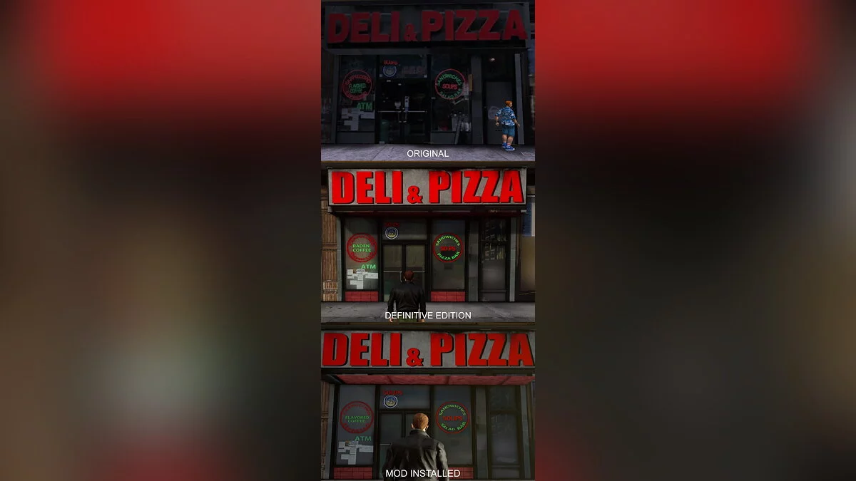 GTA: The Trilogy – The Definitive Edition — Исправление депрессивного знака гастронома