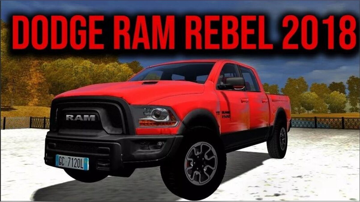 City Car Driving — Dodge Ram Rebel 2018