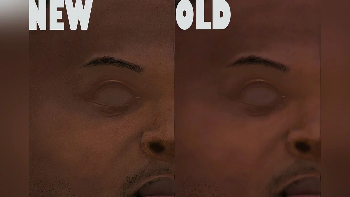 GTA: The Trilogy – The Definitive Edition — Лицо Си Джея в 4K