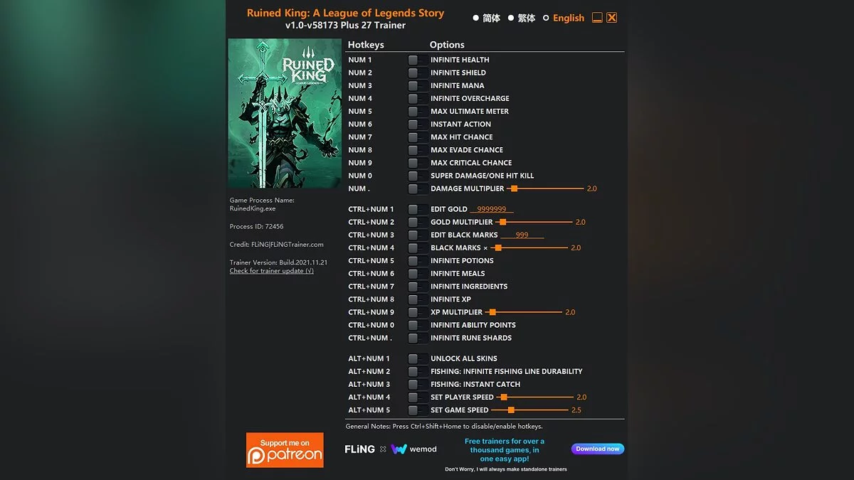 Ruined King: A League of Legends Story — Трейнер (+27) [1.0 - 58173]