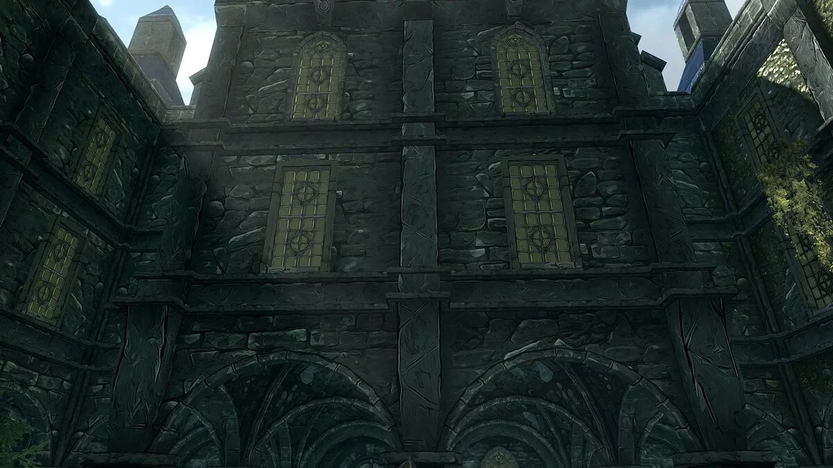 Elder Scrolls 5: Skyrim Special Edition — Ретекстур архитектуры в стиле Borderlands