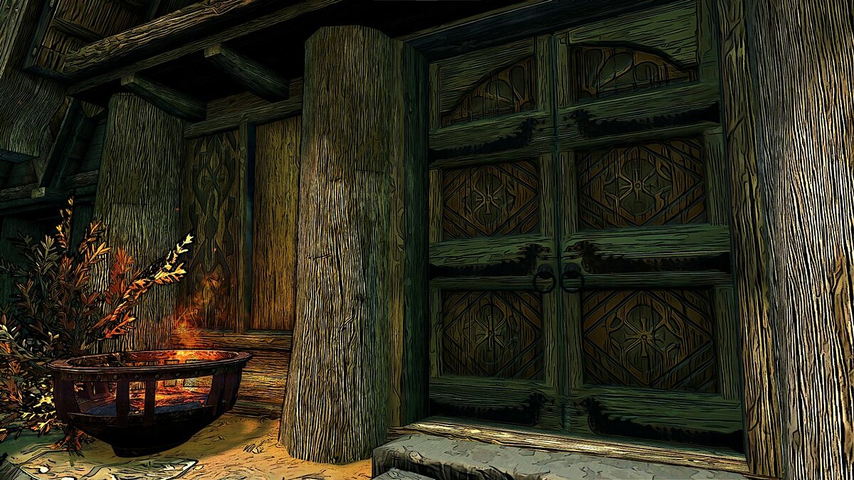 Elder Scrolls 5: Skyrim Special Edition — Ретекстур архитектуры в стиле Borderlands