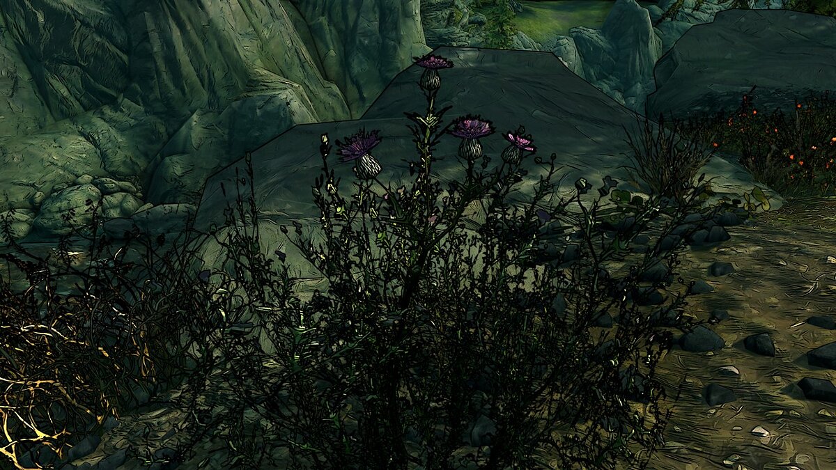 Elder Scrolls 5: Skyrim Special Edition — Ретекстур растений в стиле Borderlands
