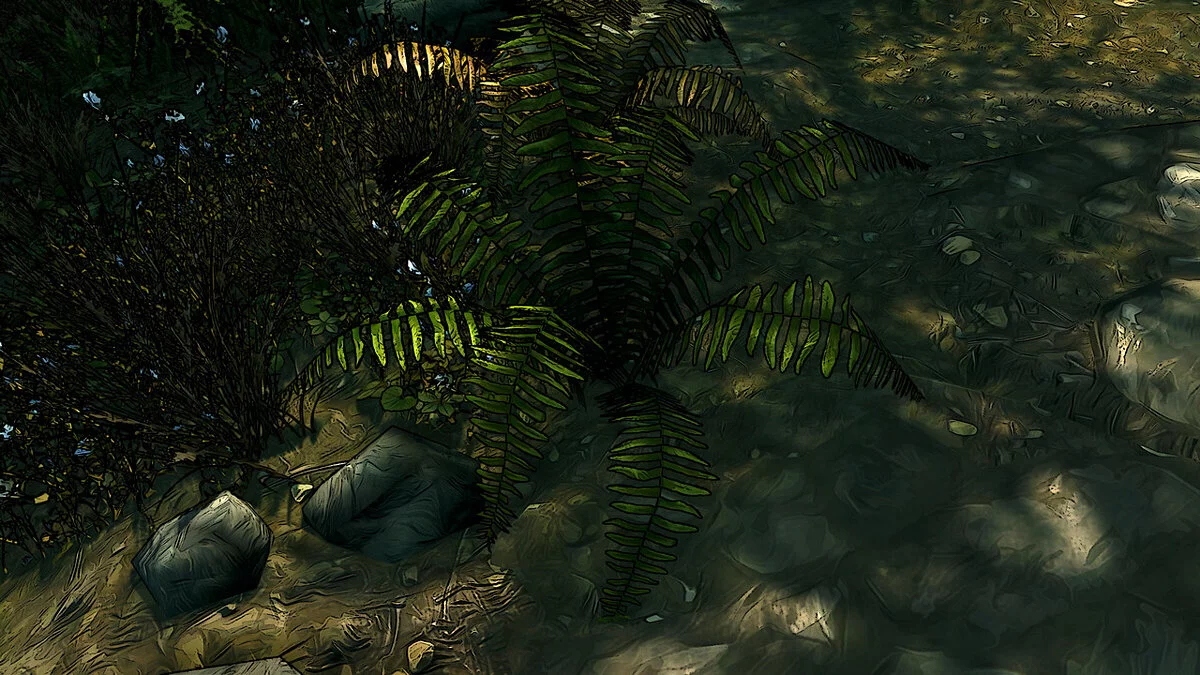 Elder Scrolls 5: Skyrim Special Edition — Ретекстур растений в стиле Borderlands