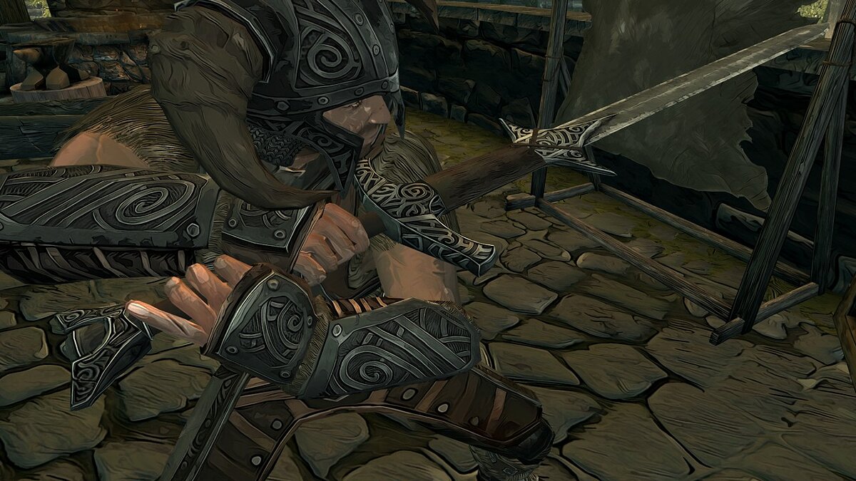 Elder Scrolls 5: Skyrim Special Edition — Ретекстур оружия в стиле Borderlands