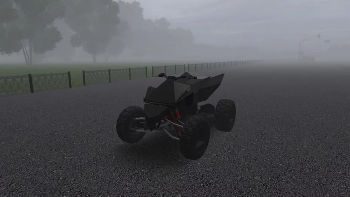 City Car Driving — Tesla Cyberquad