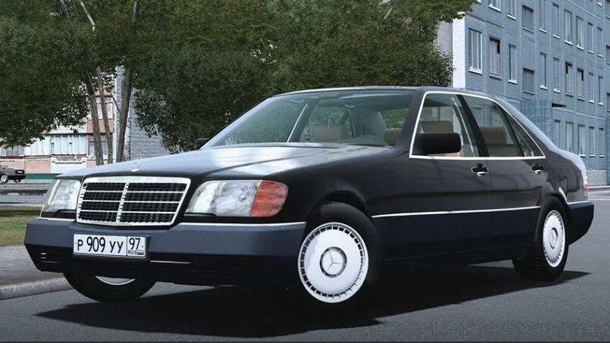 City Car Driving — Mercedes-Benz S350D (W140)