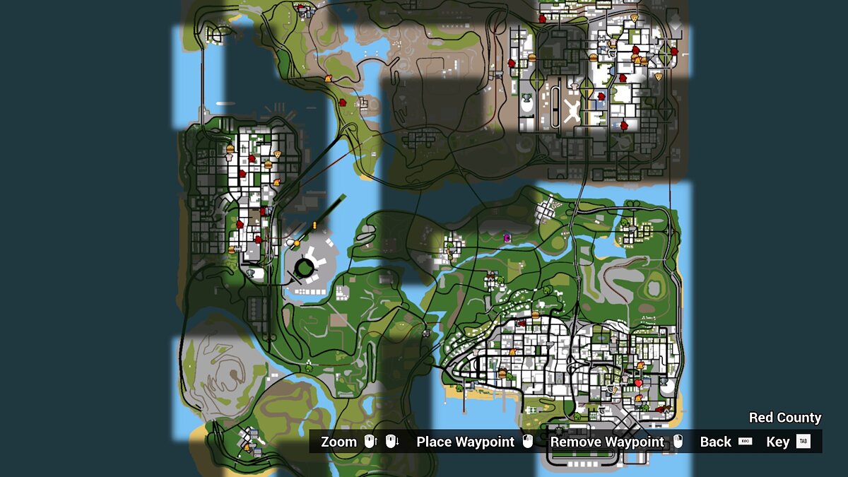 GTA: The Trilogy – The Definitive Edition — Классическая карта для GTA San Andreas