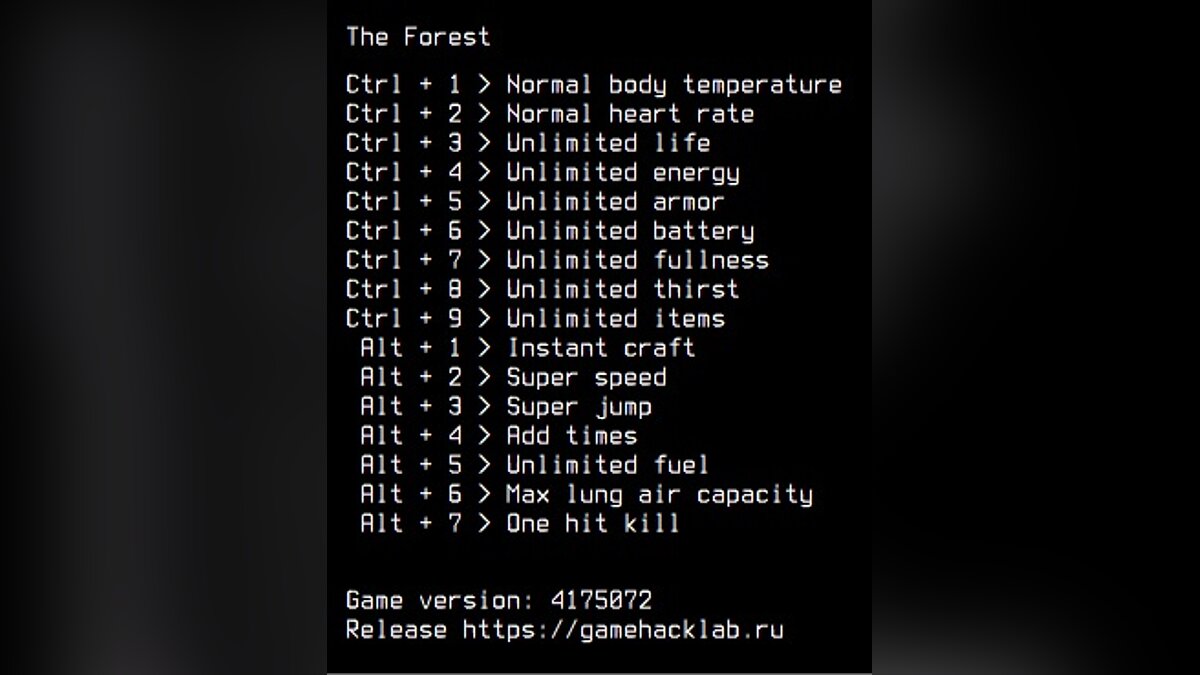 The Forest — Трейнер (+16) [Steam x64]