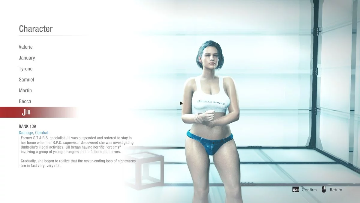 Resident Evil: Resistance — Фигуристая спортивная Джилл