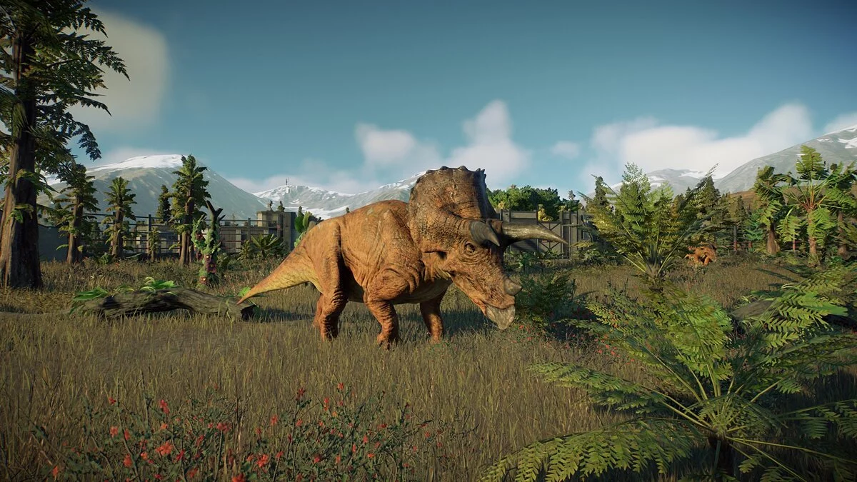 Jurassic World Evolution 2 — Отредактированный трицератопс