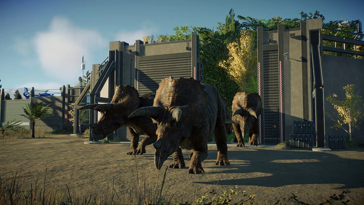 Jurassic World Evolution 2 — Отредактированный трицератопс