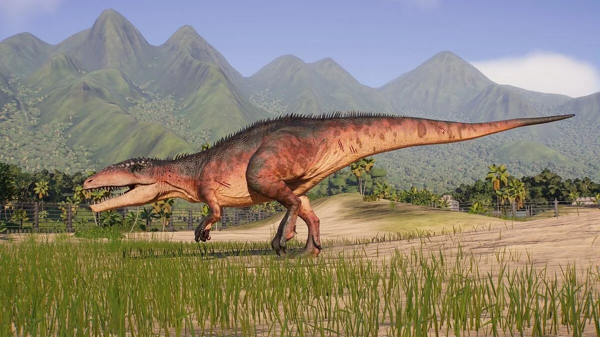 Jurassic World Evolution 2 — Улучшенная модель кархародонтозавра