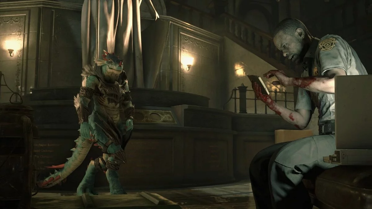 Resident Evil 2 — Ящер Эон из игры Soul Calibur 5