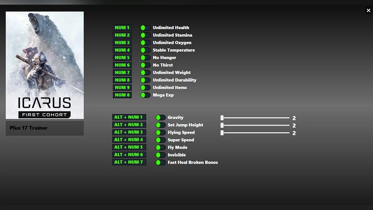 Icarus — Трейнер (+17) [12.12.21]
