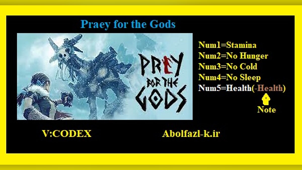 Praey for the Gods — Трейнер (+5) [Latest Codex Version]