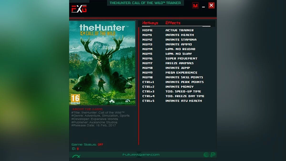 theHunter: Call of the Wild — Трейнер (+15) [1.0 - 2175916]