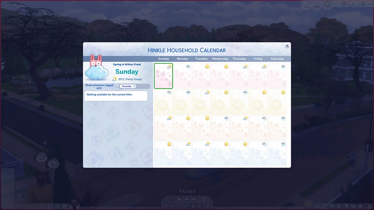 The Sims 4 — Реалистичная погода