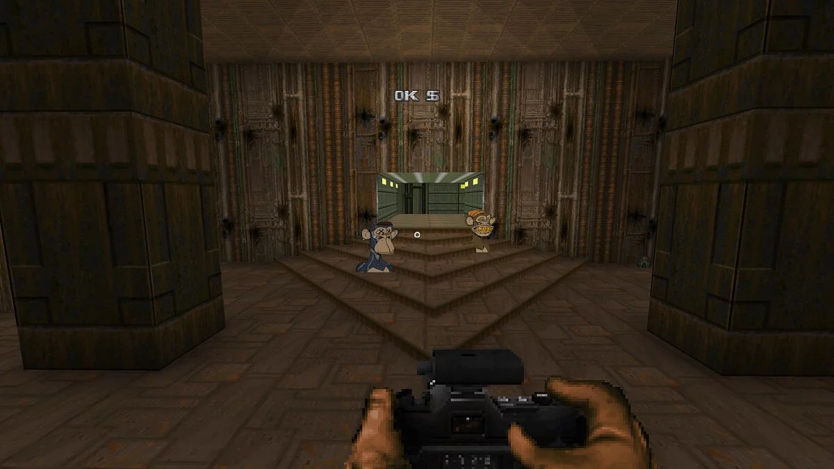 Doom — NFT Doom — обезьяны вместо врагов